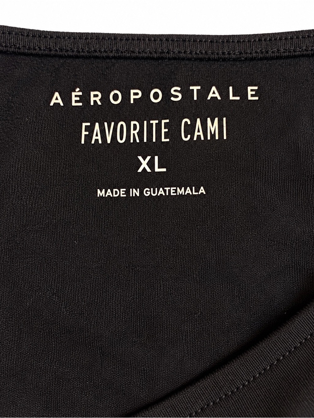 NWOT Aeropostale Favorite Cami Black Tank Top Size XL Retail $20.00 - Picture 3 of 3